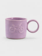 Ceramiczny Kubek Purple Bike 350 ml