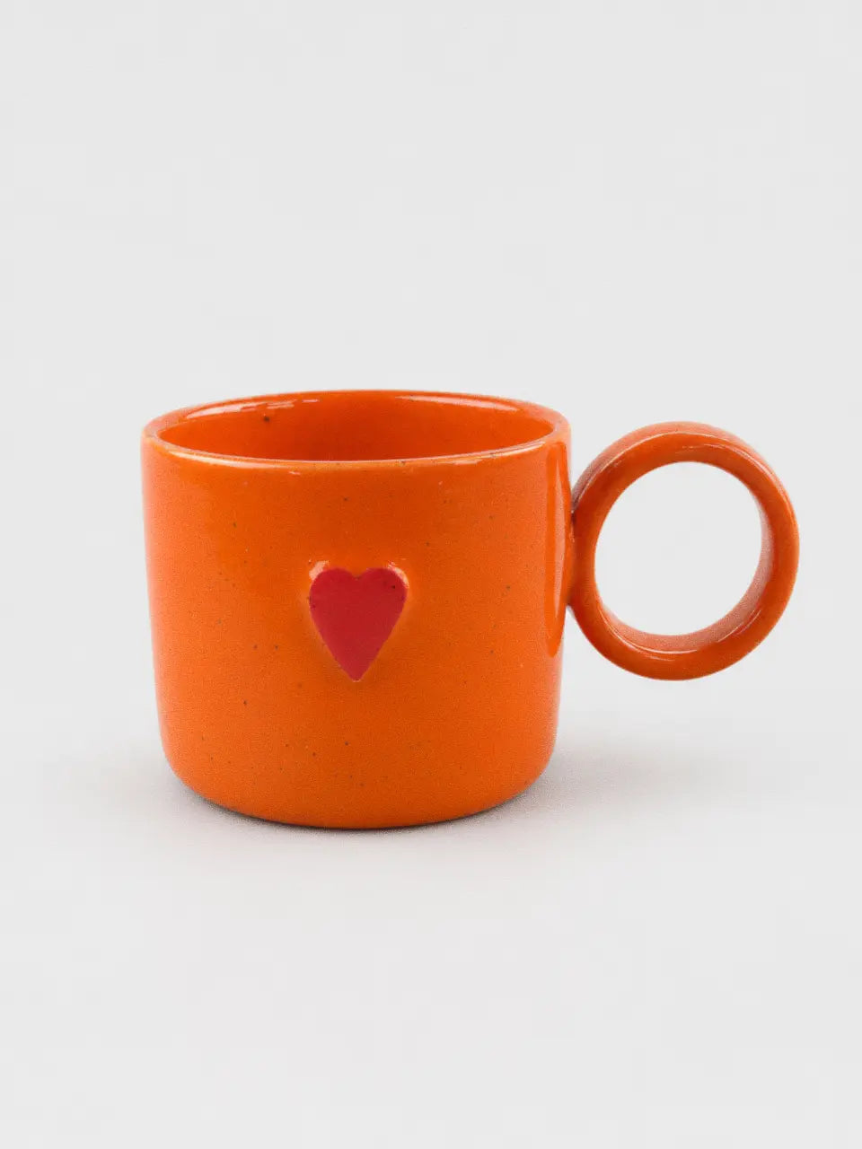 Kubek Ceramiczny Orange Heart 350 ml